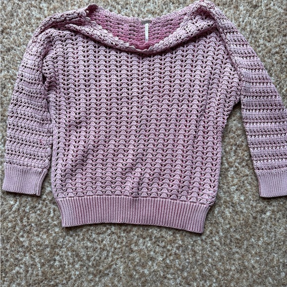 Free People crop sweater size xs - Picture 1 of 4